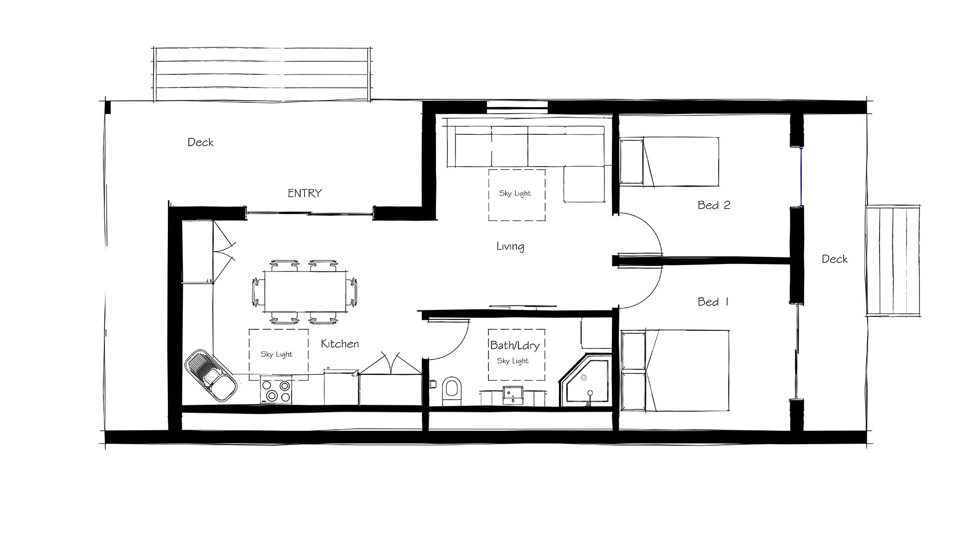ideal starter home floorplan